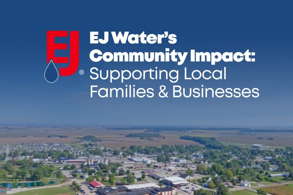 Image with title EJ Water's Community Impact: Supporting Local Families & Businesses